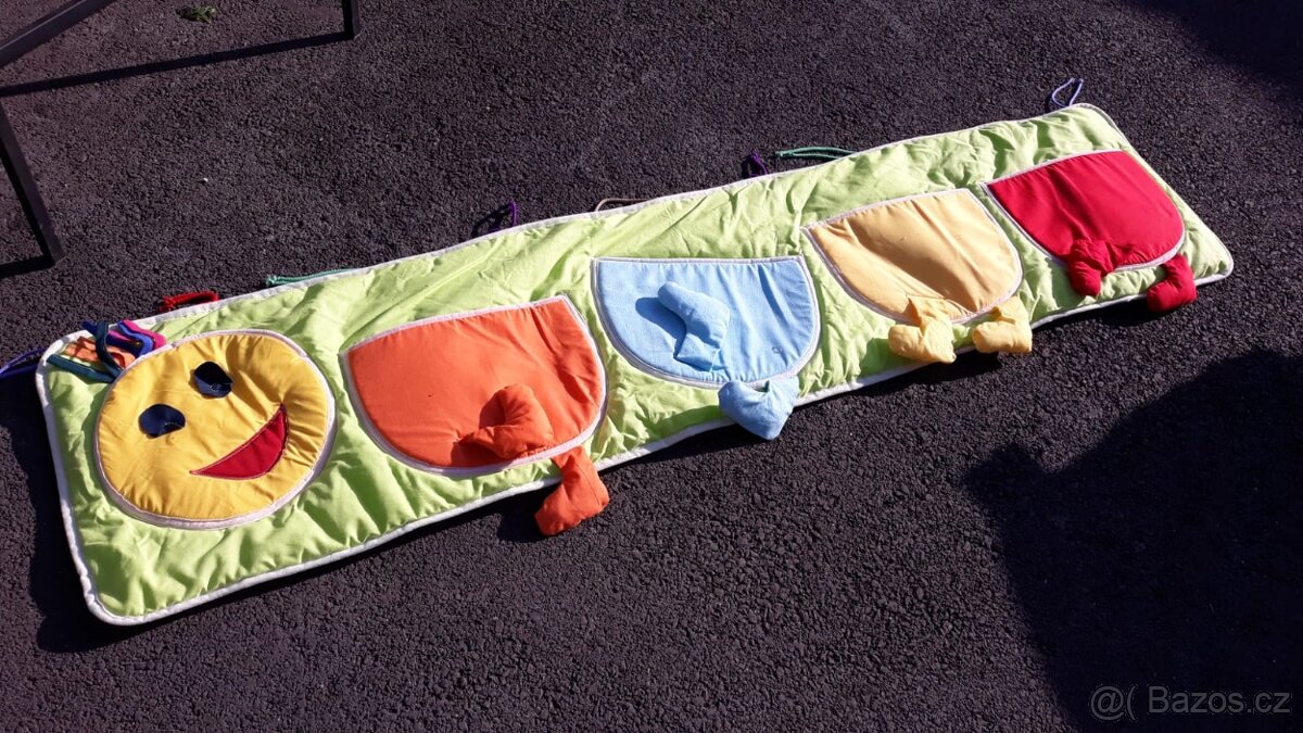 Dětský kapsář housenka 180 cm