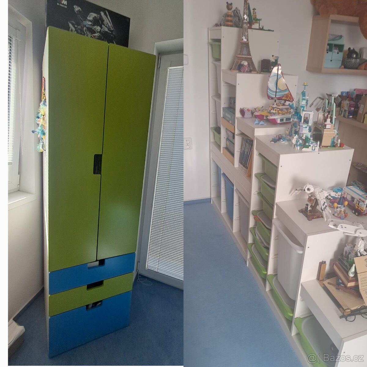 Ikea Dětská skříň a Regál