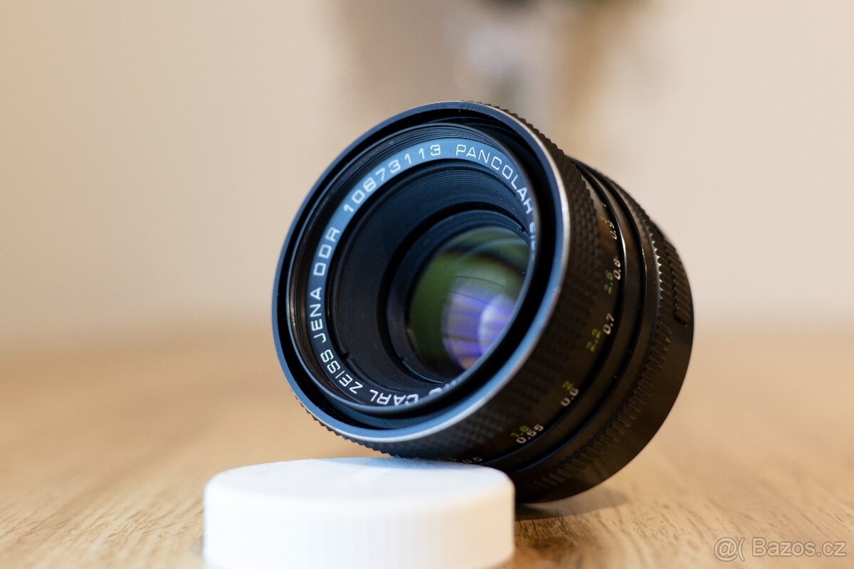 Carl Zeiss Jena Pancolar 50 mm f1.8 electric "Green MC" č.
