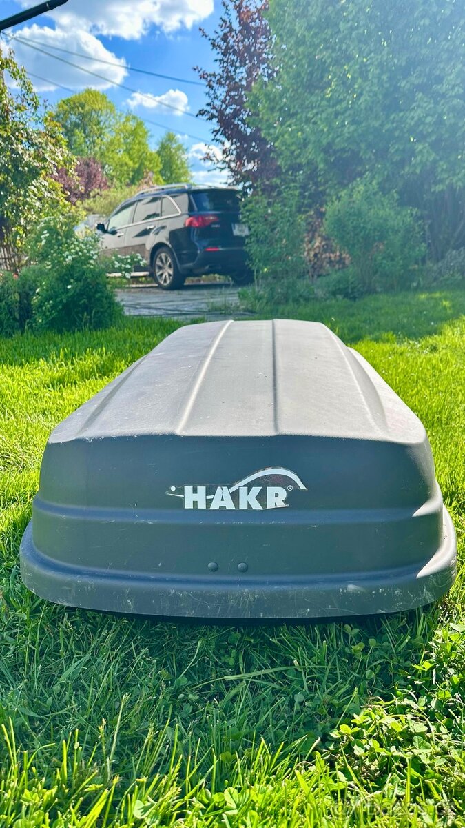 Střešní box Hakr Magic Line 400 šedý (2 roky záruka)
