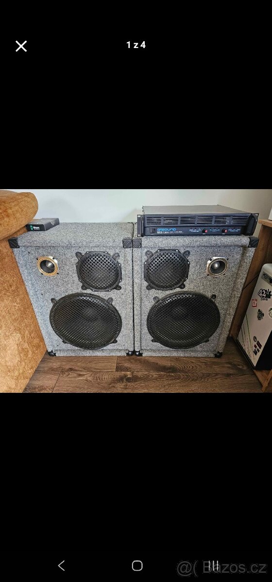 Zesilovač QSA-1200 + Reproboxy