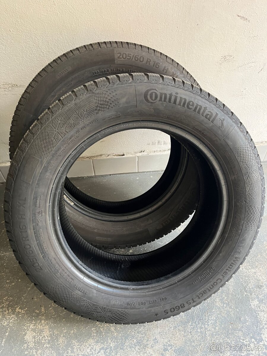 Zimní pneu 205/60 R16 Continental