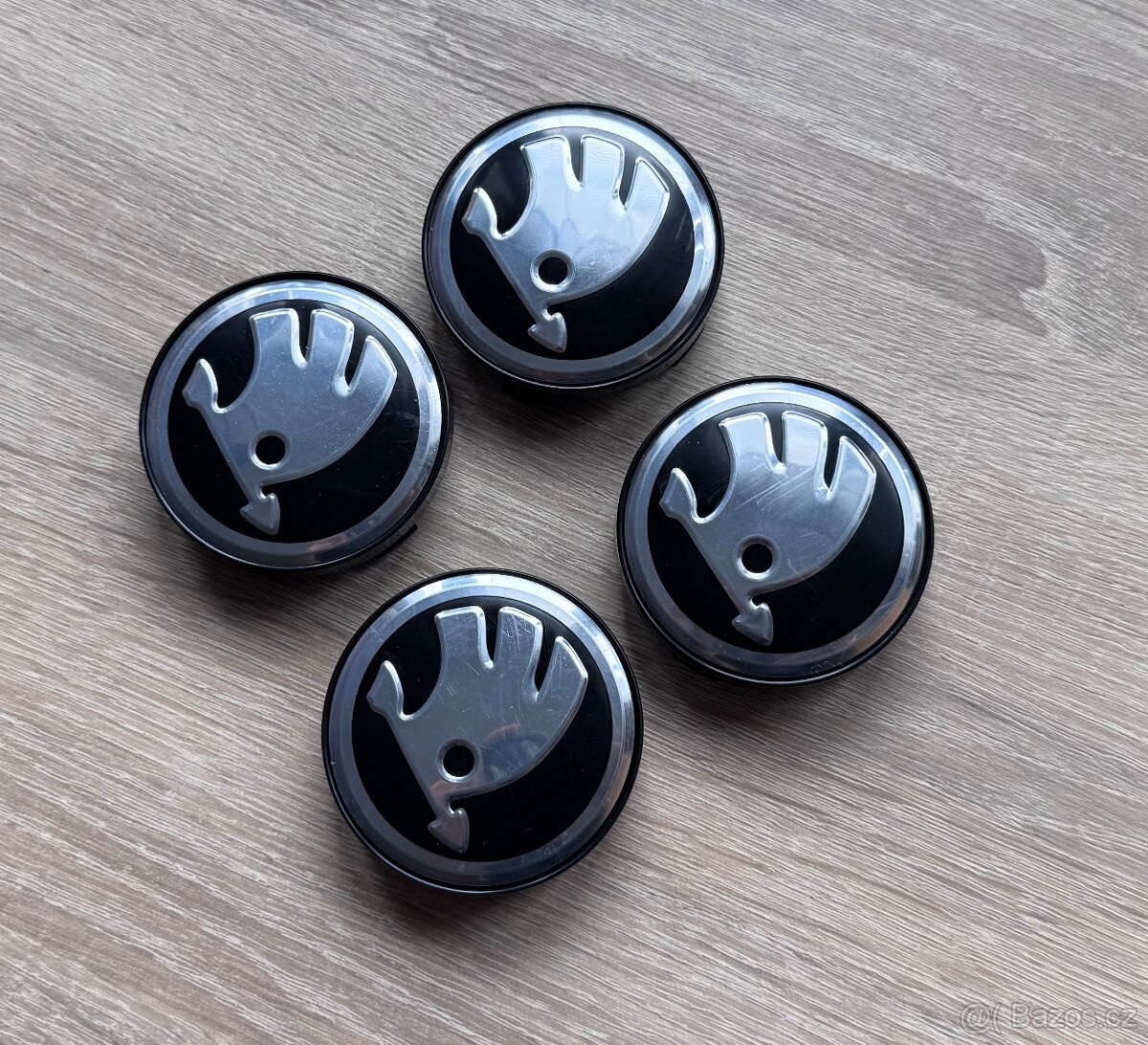 STŘEDOVÉ POKLIČKY/ KRYTKY KOL ŠKODA 60mm, nové.