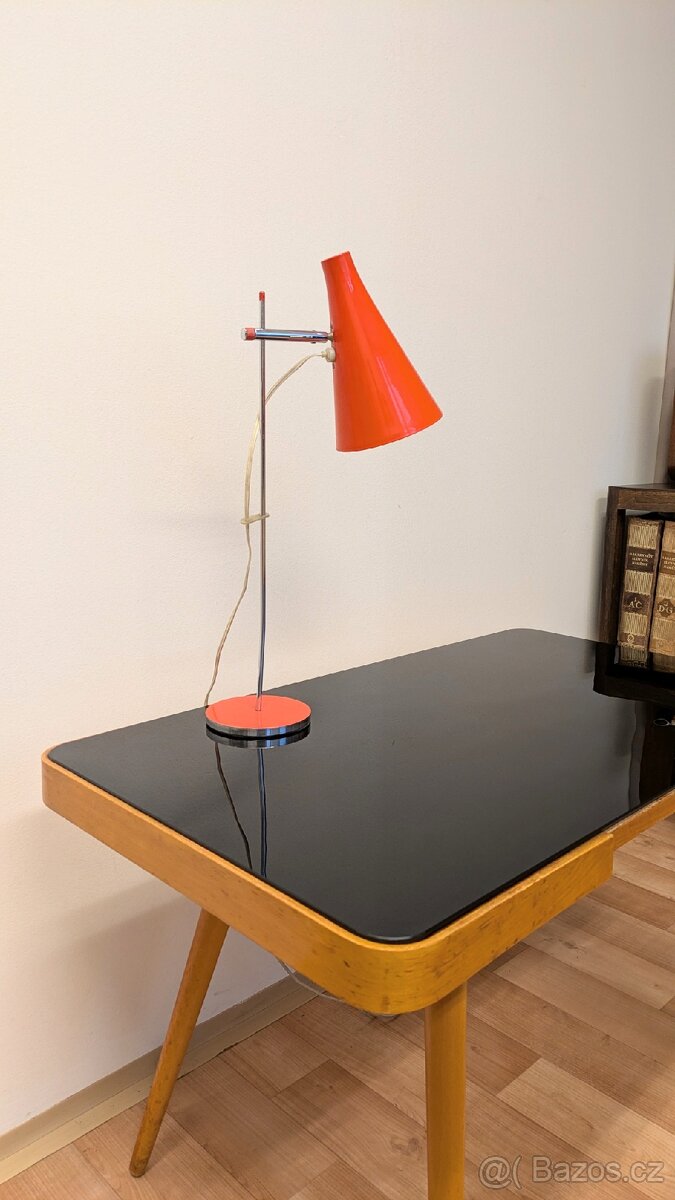Lampa J.Hůrka a stolek Jiroutek opaxit sklo