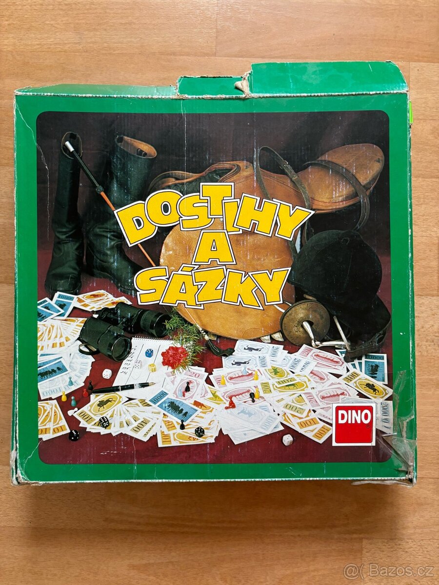 Retro desková hra Sázky a dostihy