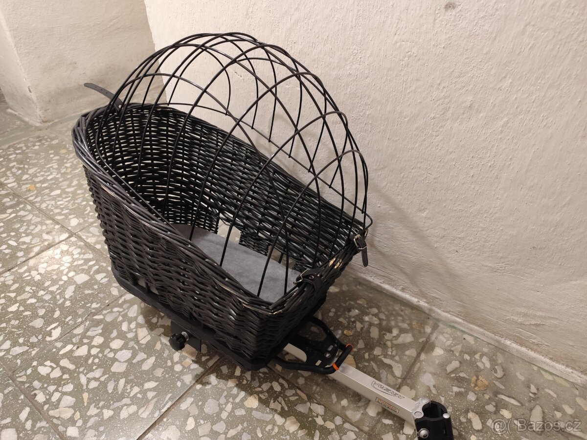 Košík na kolo pro psa