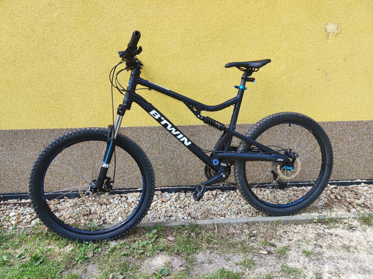Prodám celoodpružené horské kolo B-TWIN Rockrider 500