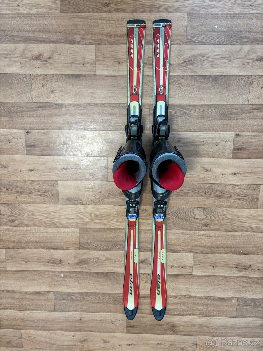 Lyže + lyžařské boty