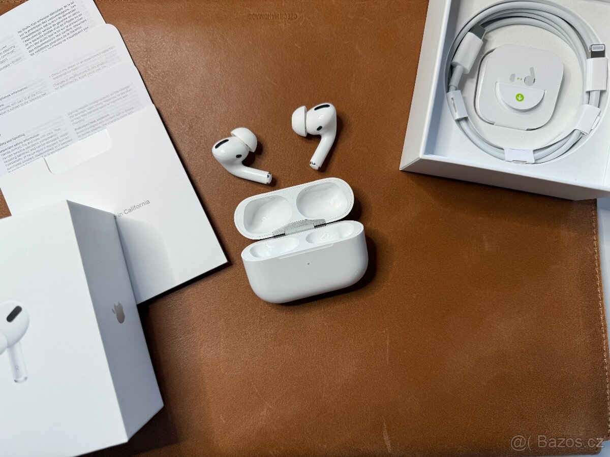 Apple Airpods Pro - orginální v perfektním stavu s fakturou
