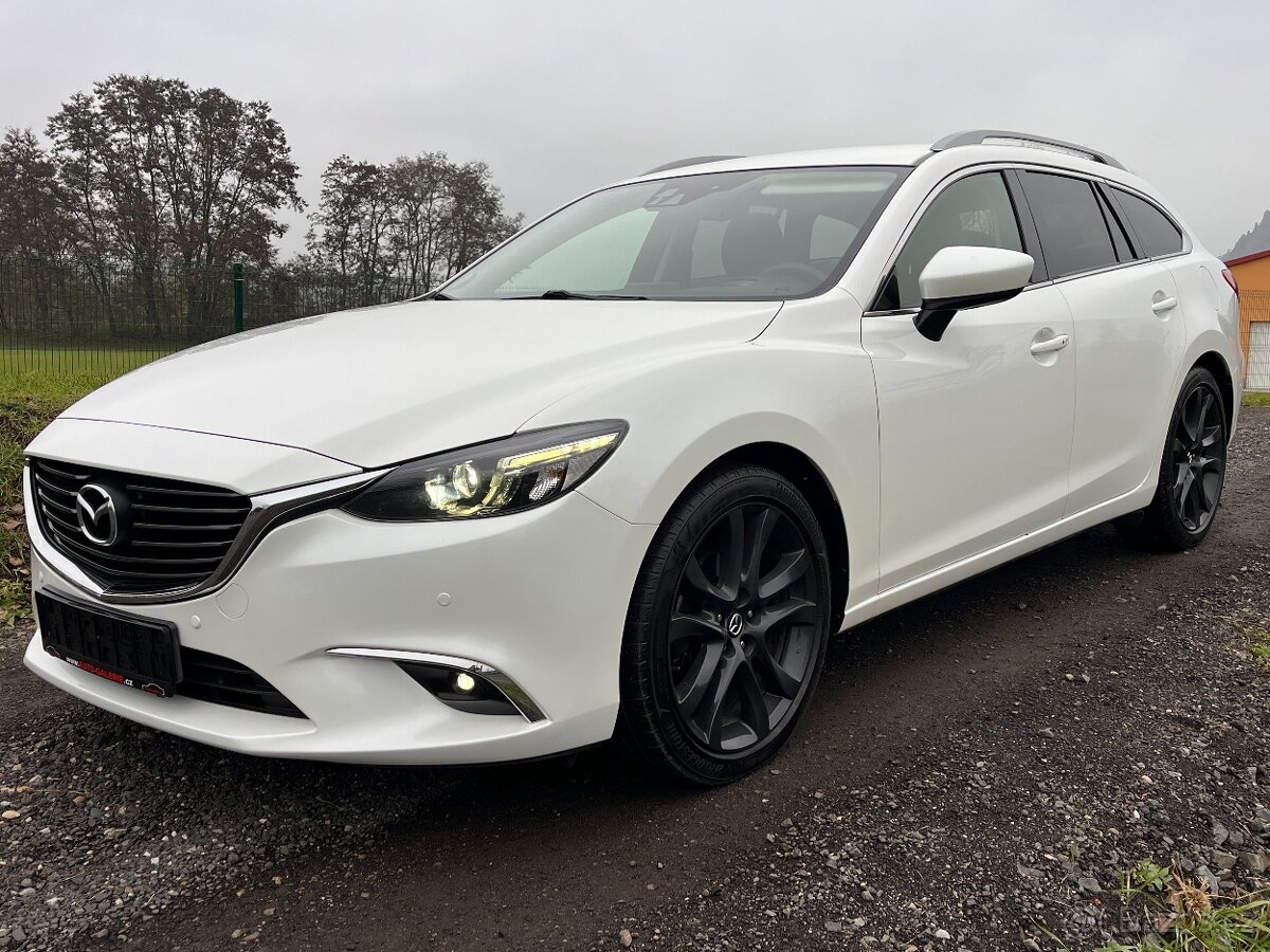 MAZDA 6 2.5i,141KW,2016,KŮŽE,FULL LED,BOSE,ALU19,HEAD UP,TZ