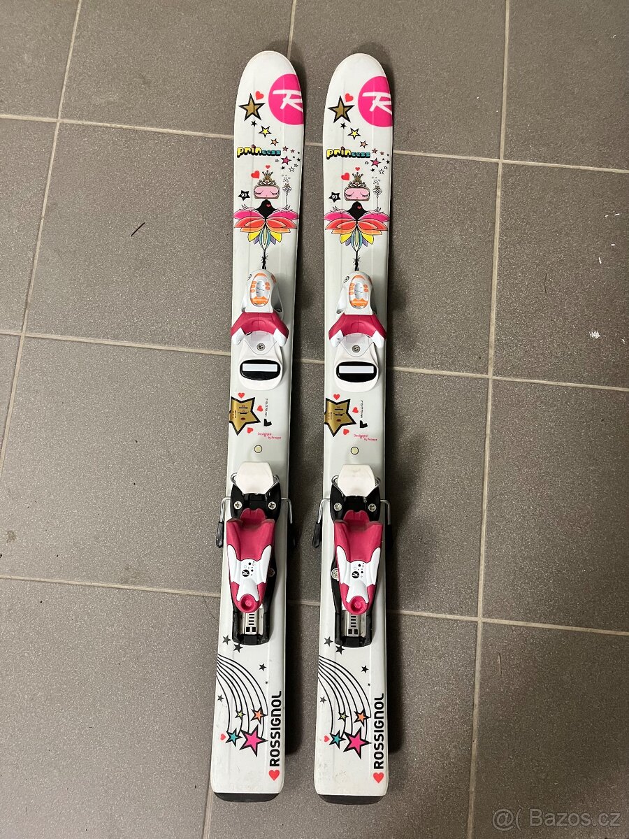 Dětske lyze znacky Rossignol ve skvelem stavu