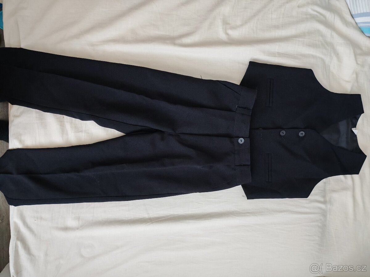 Dětské společenské kalhoty a vesta