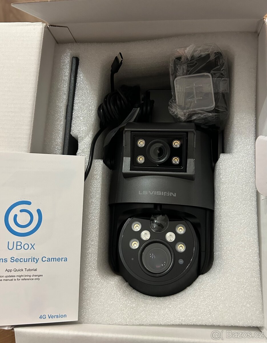 Bezpečnostní kamera – duální objektiv, mechanická optika