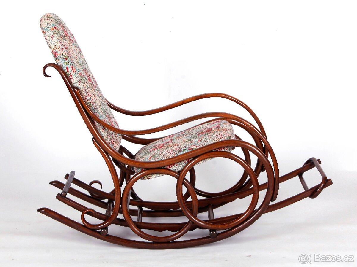 GT THONET, houpací křeslo po renovaci, 1900