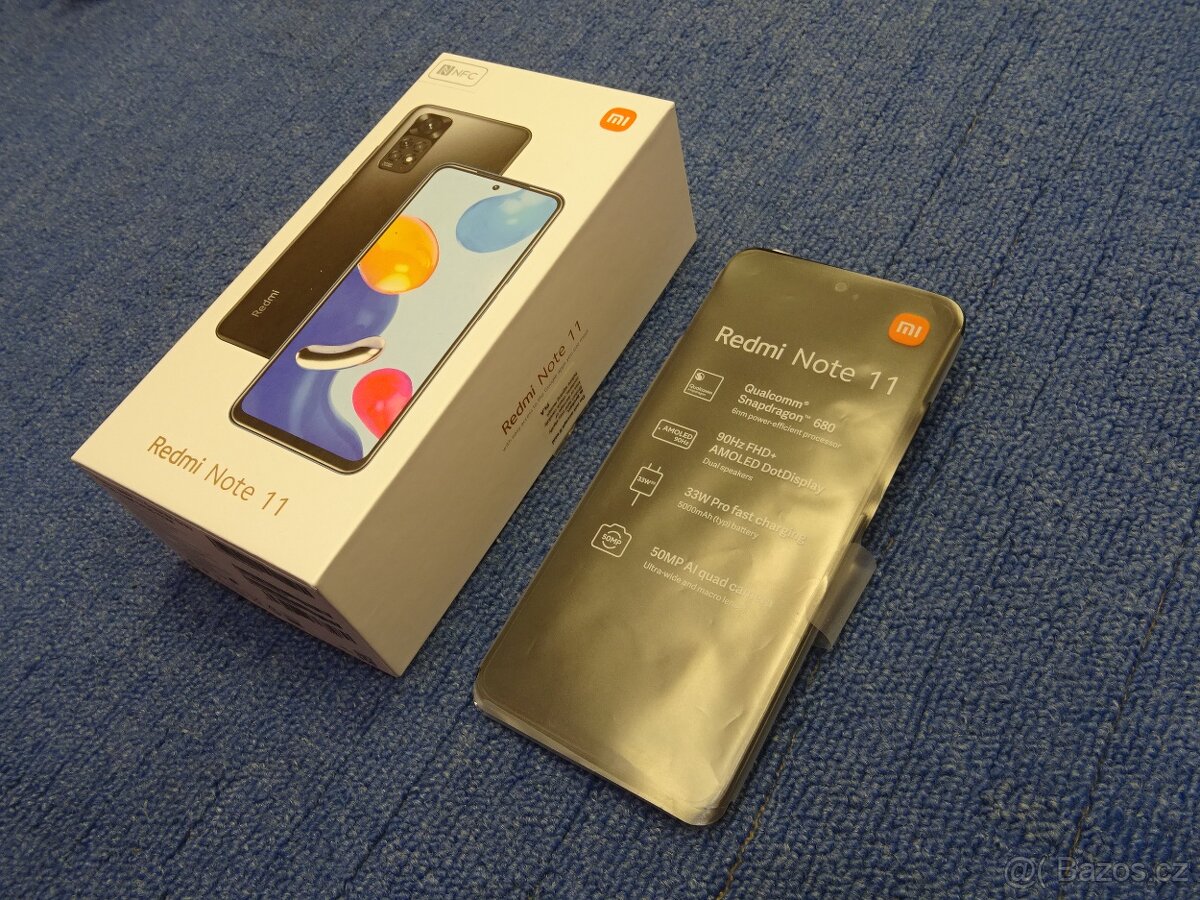 Xiaomi Redmi Note 11 4/64GB 6,43" AMOLED 50Mpx