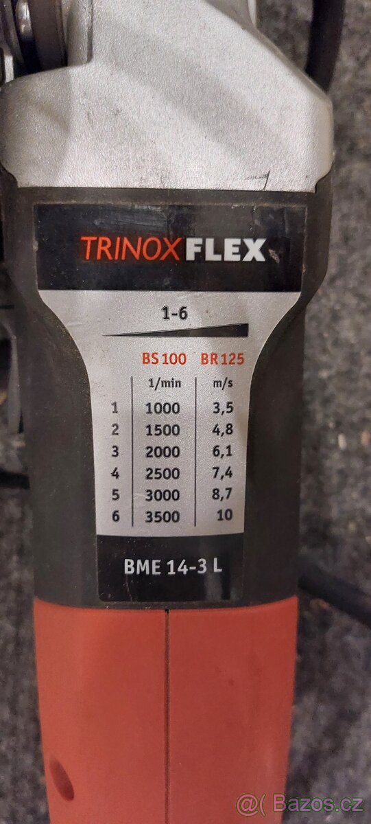 Saténovací bruska flex bme 14-3 L 100