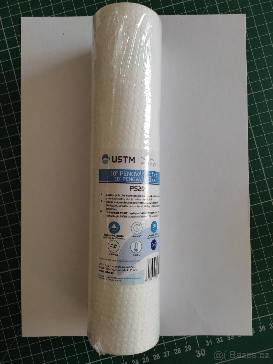 10" pěnová vložka 10 mikronů