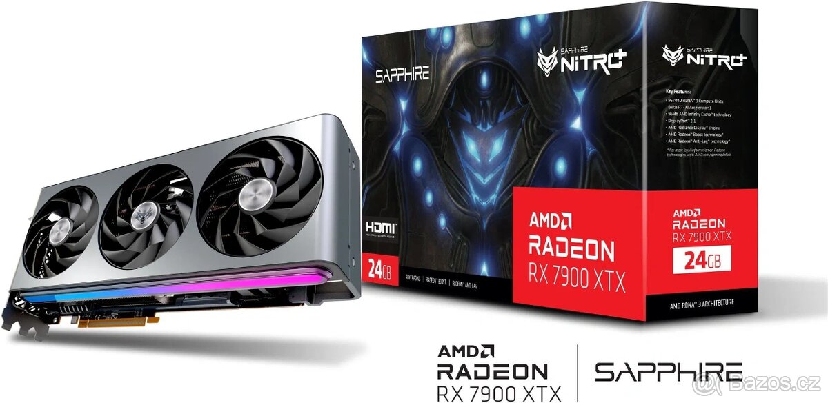 SAPPHIRE NITRO+ AMD Radeon RX 7900 XTX Vapor-X 24G 7900xtx