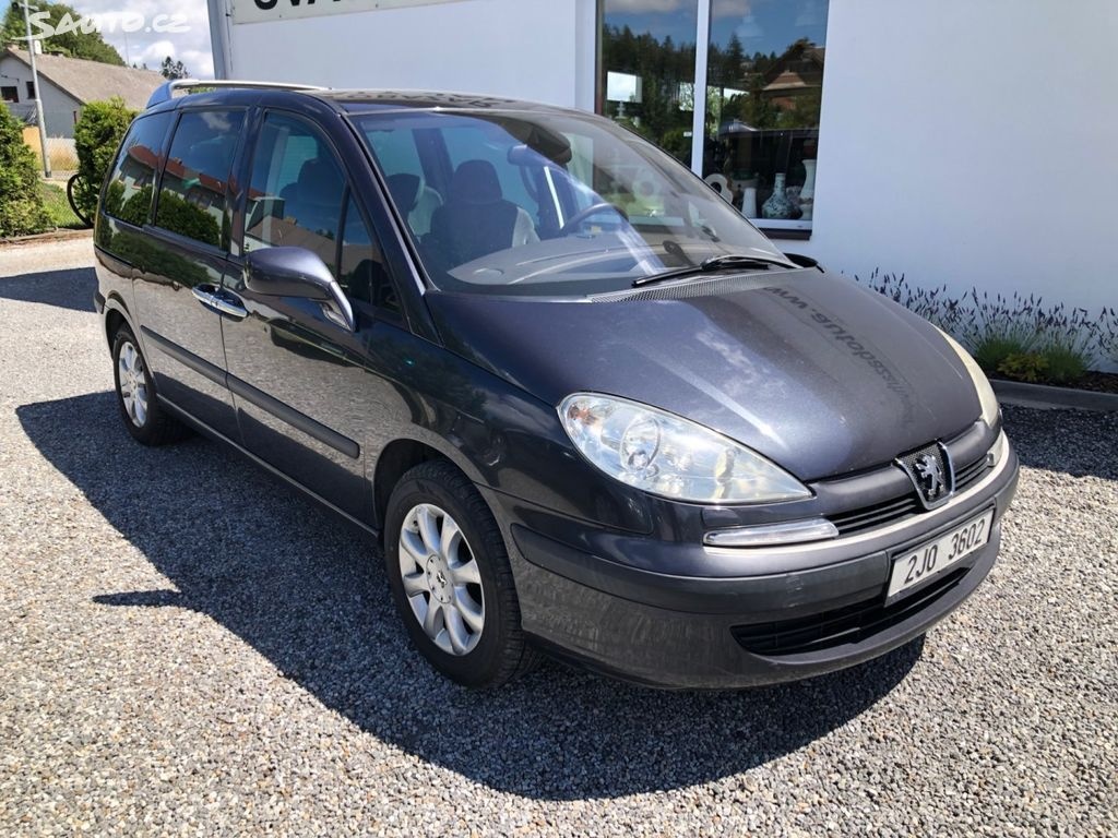 Peugeot 807, 2.2 HDi, černá matalíza, 2005