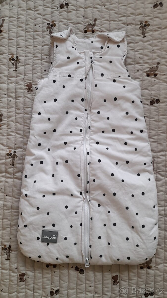 Sleepee spací pytel Newborn - Tečky