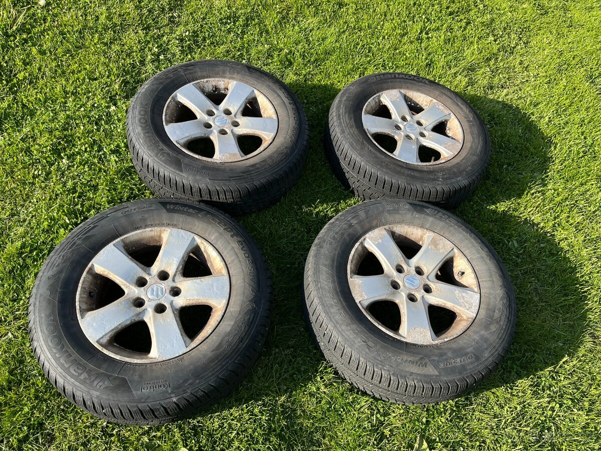 4 Kola - hlíníkové ráfky,pneu, 225/70R16 103H Toyota/Suzuki