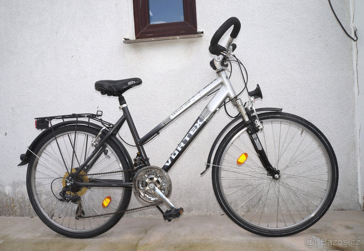 ALU dámské kolo 26“ Vortex, hliníkový rám 18“ (45cm), bezva.