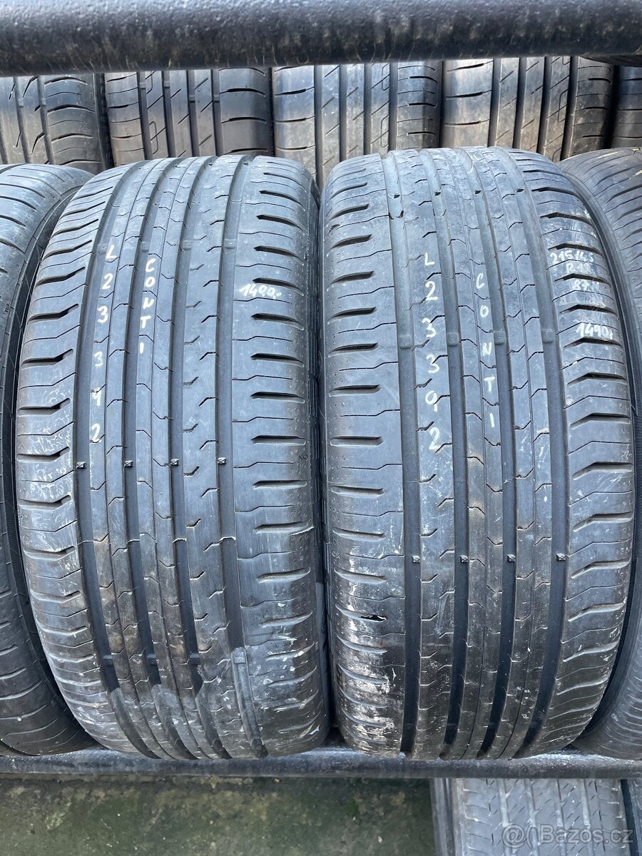 2ks Letní pneu Continental 215/45 R17