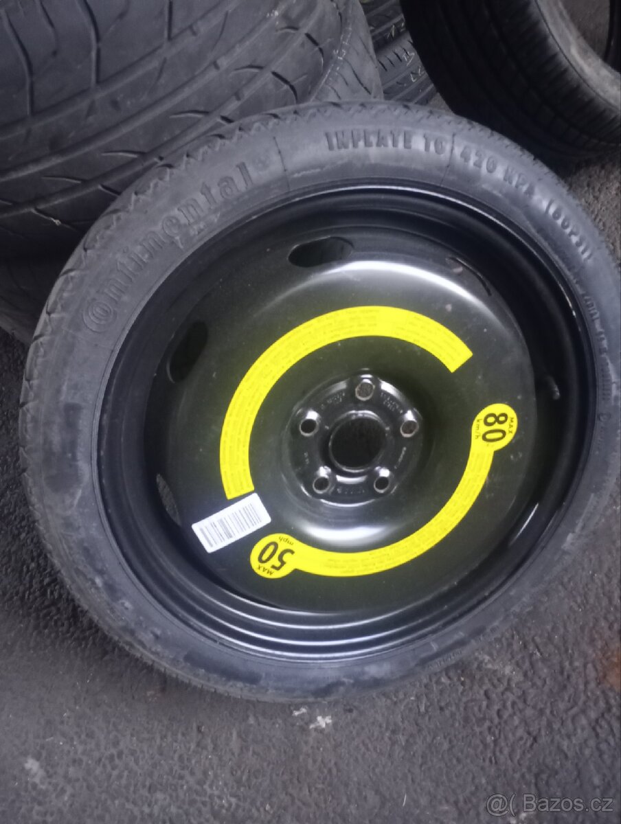 Rezerva Audi VW, dojezdové kolo. lpg