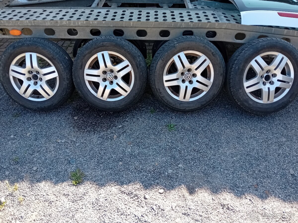 Alu kola 5x100 r15 s pneu 195/65r15