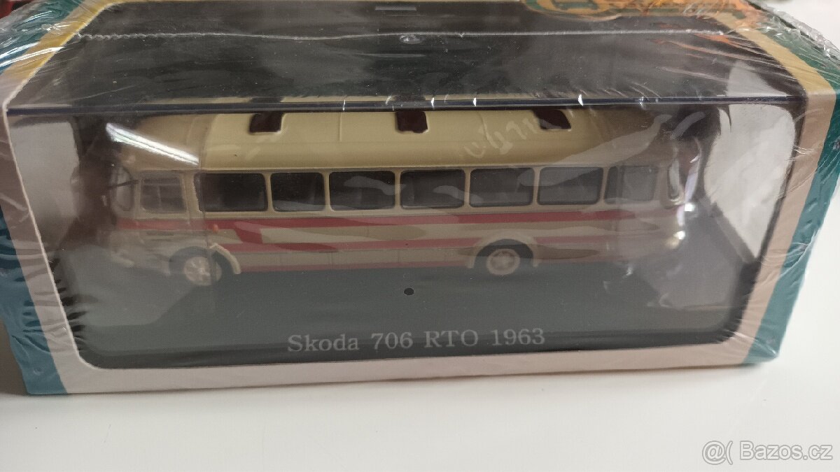 Model autobus Škoda 706 rto 1963