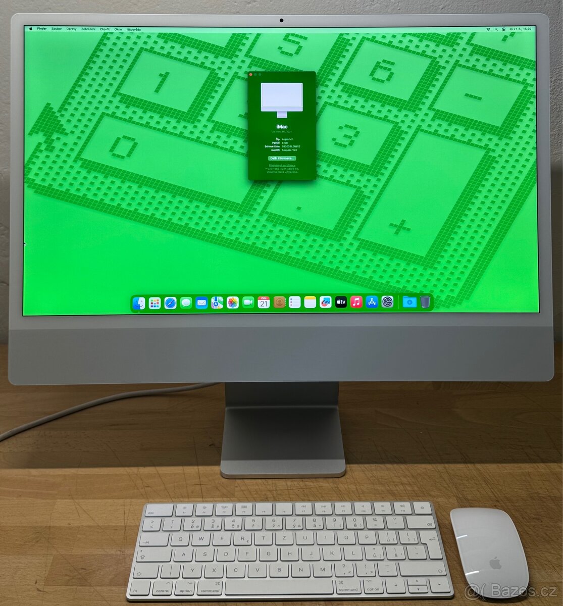 iMac 24” 5K 2021 /8GB RAM/Apple M1/256GB SSD/Záruka