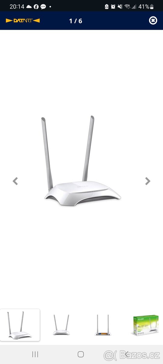 Router TP-Link TL-WR840N (TL-WR840N) bílý