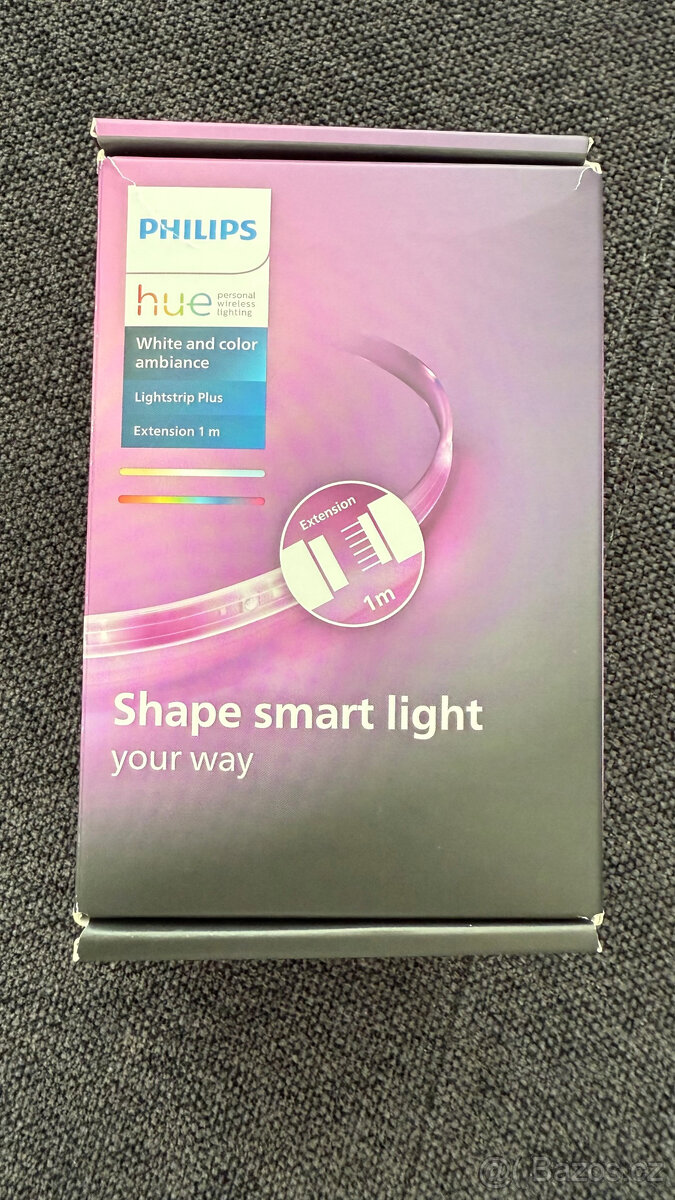LED pásek Philips Hue Lightstrip Plus extension 1m