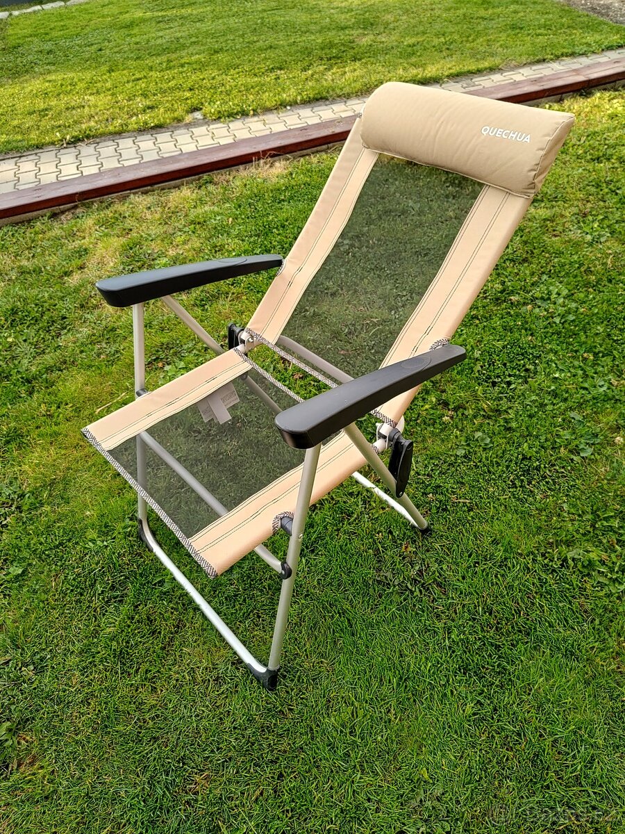Campingová žídle / křešlo decathlon quechua