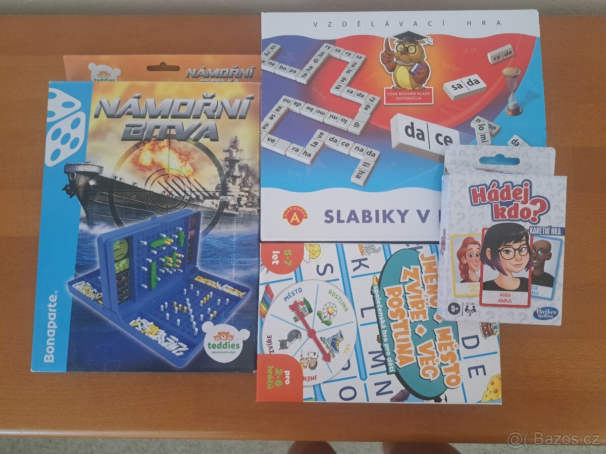 Dětské hry – 4 ks – jako nové