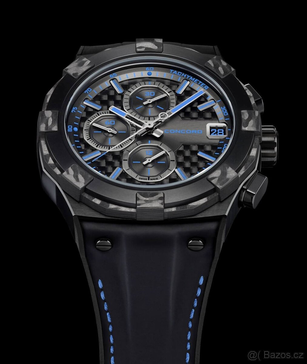 Concord, facelift model C1 chronograph, originál hodinky