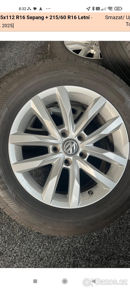 Passat B8 Al.disk typ Sepang