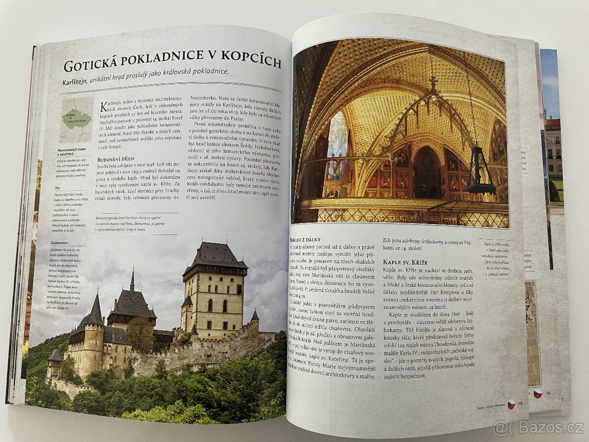 Kniha "100 pokladů naší planety: hrady a zámky" [NOVÁ]