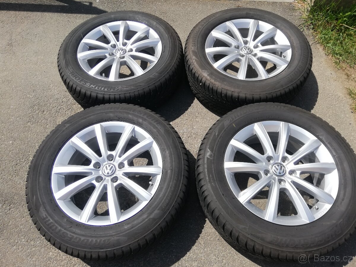 zimní alu VW Tiguan 215/65R17 Bridgestone 7mm