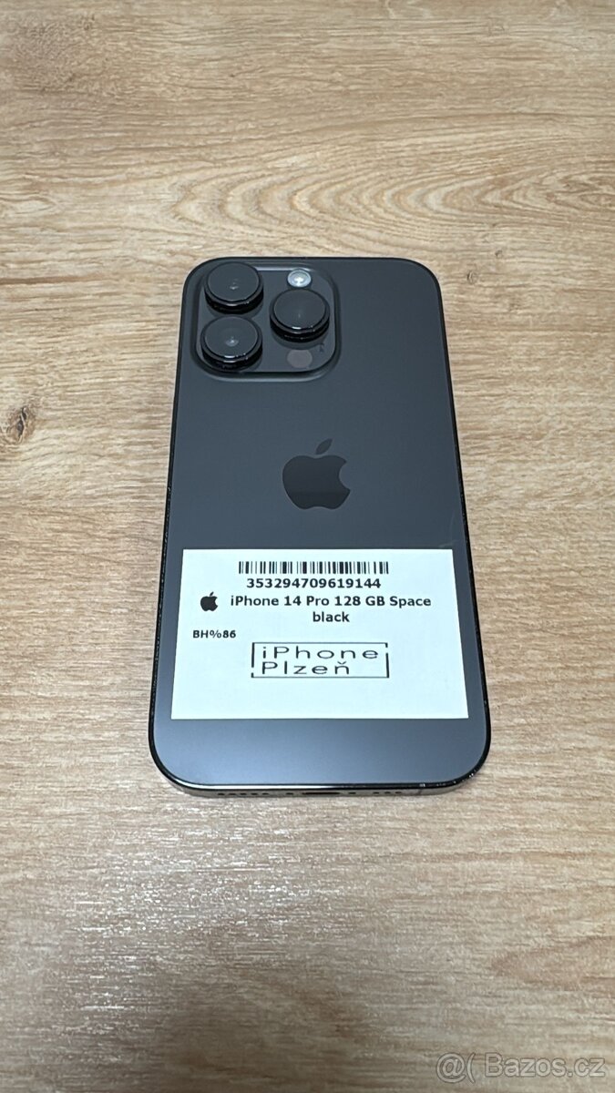 Apple iPhone 14 pro 128 gb Space Black (vesmírně černý)