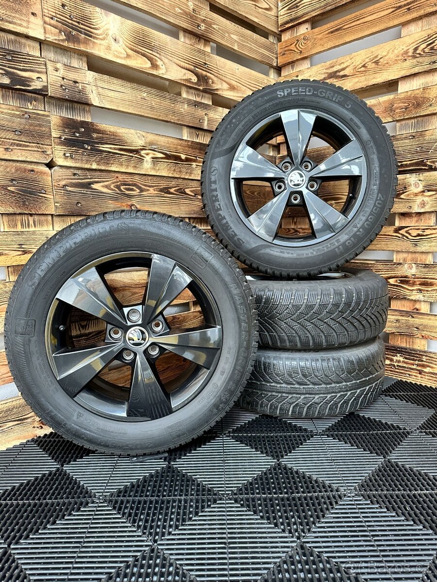 ZIMNÍ - Škoda Octavia IV originální ALU disky 5x112 R16