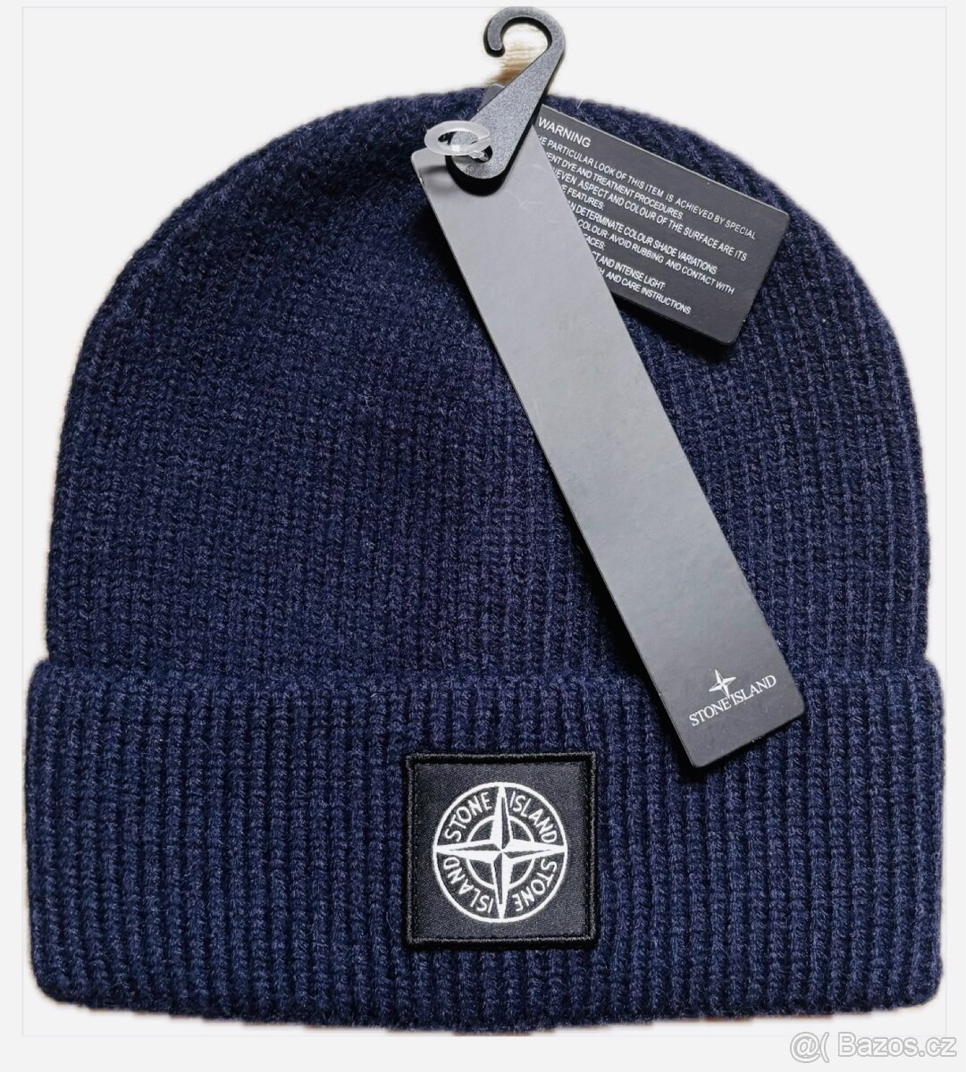 Krásná pánská nová čepice Stone Island