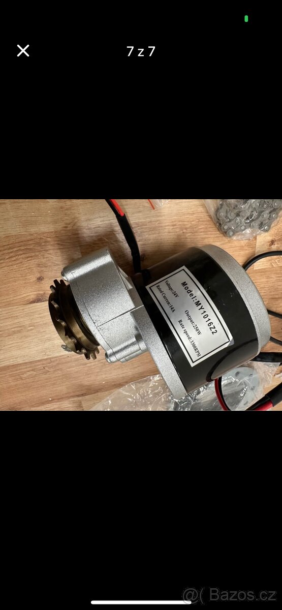 Elektrická sada pro přestavbu kola / motokola – kompletní se