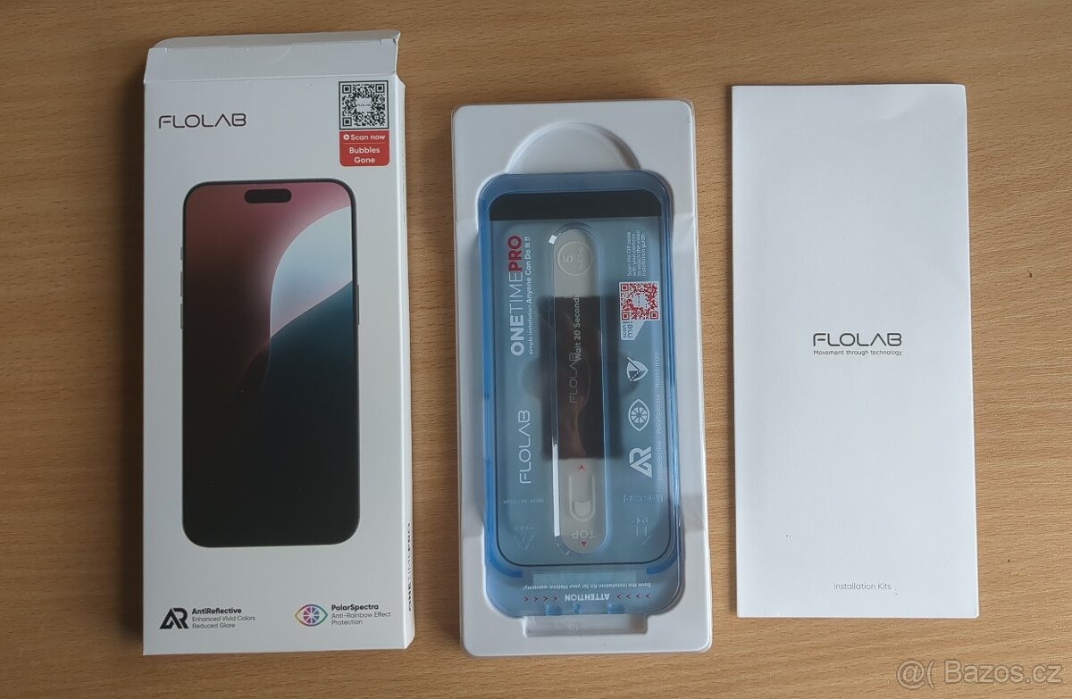 IPHONE 17 FLOLAB TVRZENE OCHRANNE SKLO NA DISPLEJ