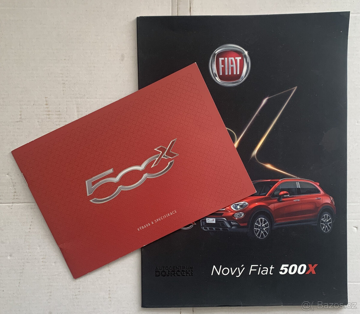Prospekt FIAT 500X v deskách