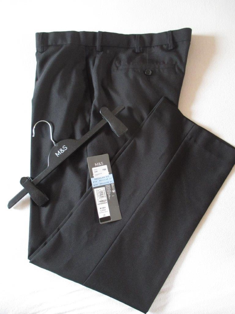 Pánské společenské kalhoty W38, Marks and Spencer ca xxl