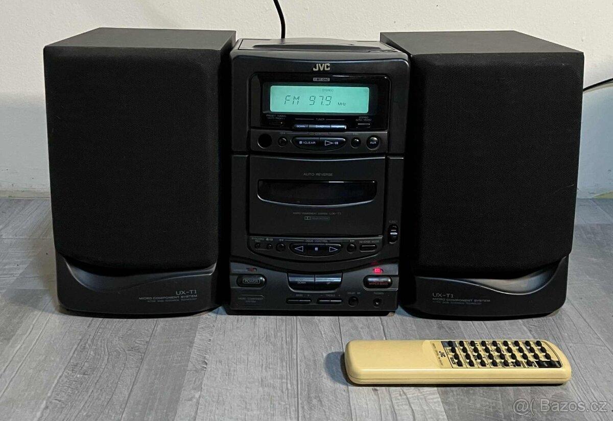 JVC UX-T1 mini hifi věž+repro+d.o. 1994