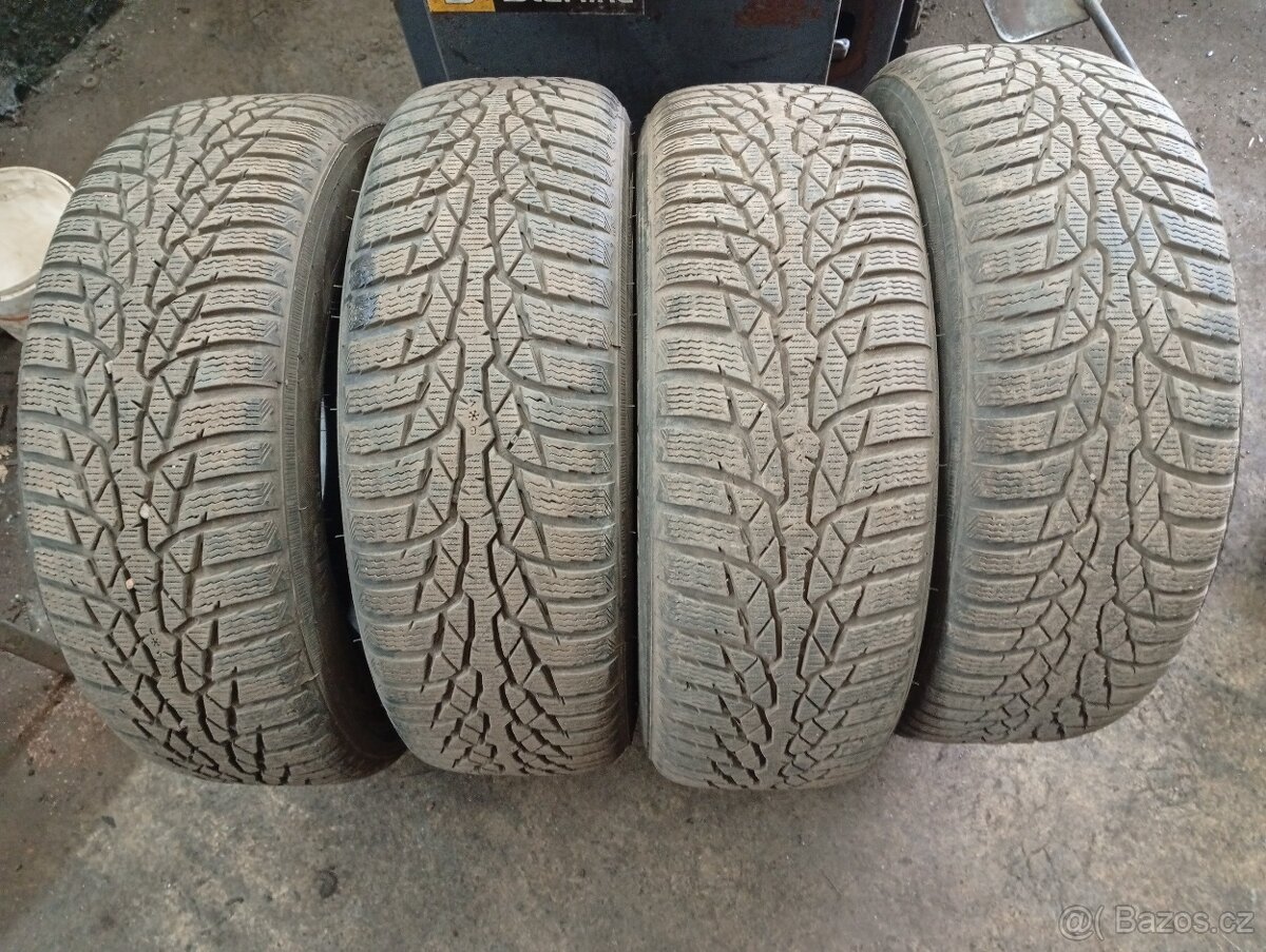 4ks 195/65 R15 Nokian zímní 6-7mm DOT 4721