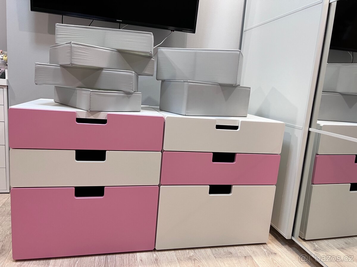 2x dětská komoda Stuva Ikea