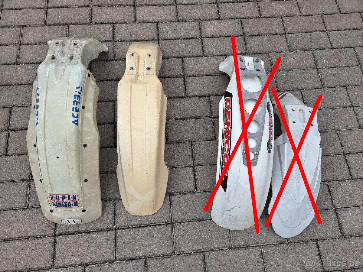 Přední enduro blatníky